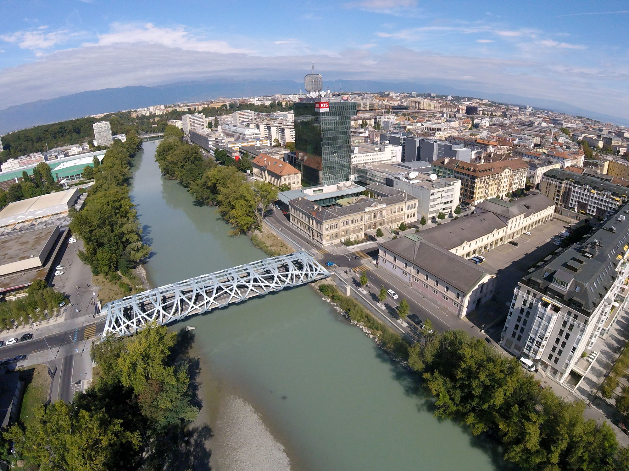 Pont Hans Wilsdorf, Geneva
